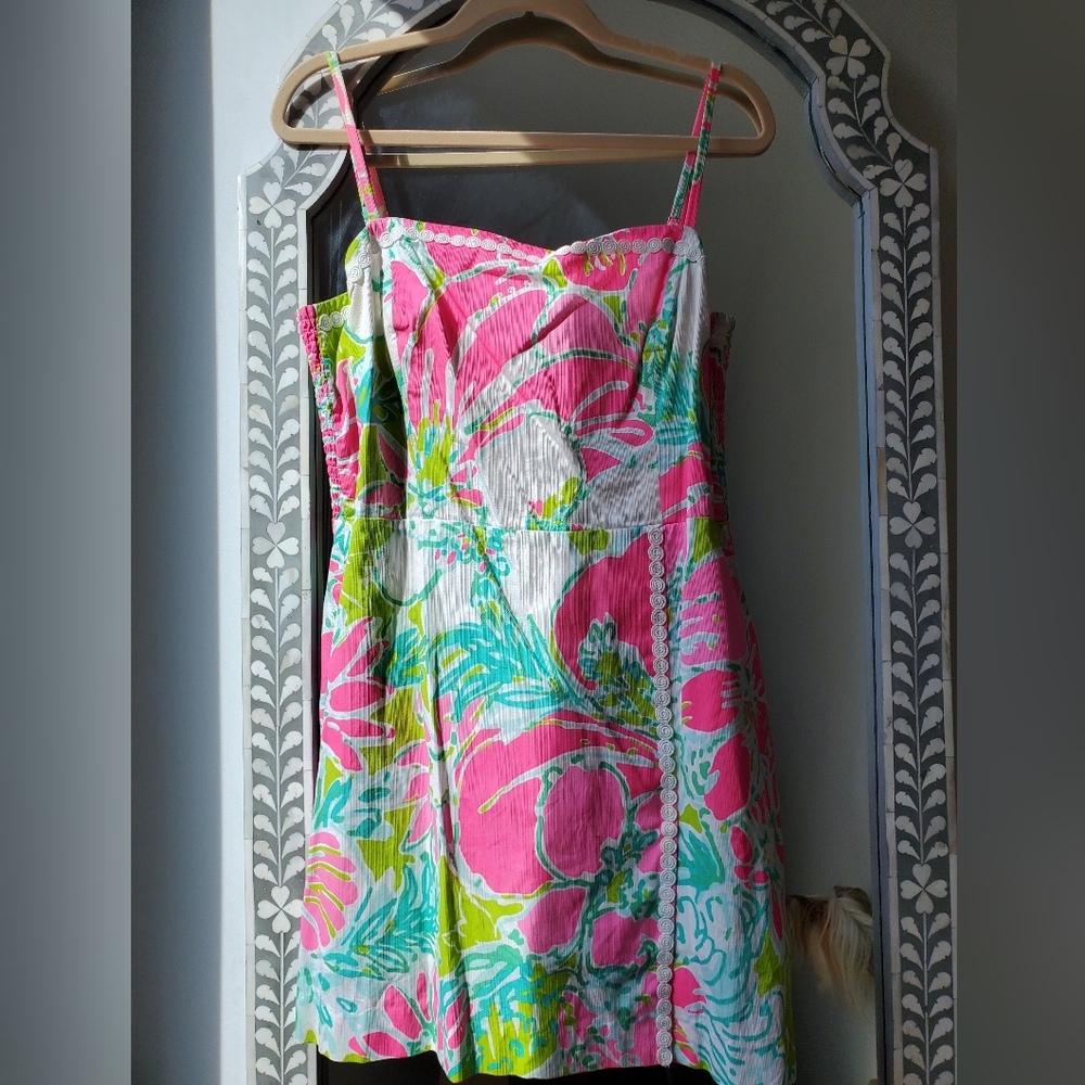 Floral print Lilly Pulitzer skort dress size 12